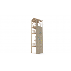TORRE MULTIATIVIADES EM MADEIRA 2.5 X 2.5 X 10 m
